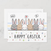 Happy Oaster Feiertagspostkarte (Vorne/Hinten)