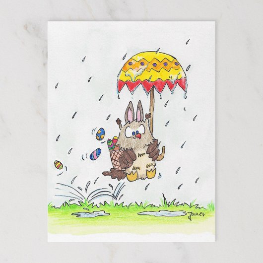 Happy Oaster Feiertagspostkarte