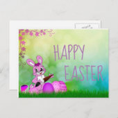 Happy Oaster Feiertagspostkarte (Vorne/Hinten)