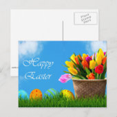 Happy Oaster Feiertagspostkarte (Vorne/Hinten)