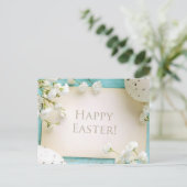 Happy Oaster Feiertagspostkarte (Stehend Vorderseite)