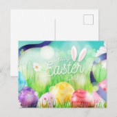 Happy Oaster Feiertagspostkarte (Vorne/Hinten)