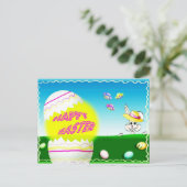 Happy Oaster Feiertagspostkarte (Stehend Vorderseite)