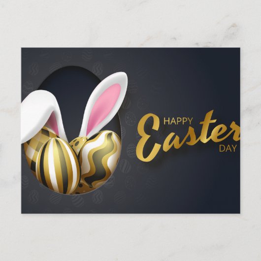 Happy Oaster Feiertagspostkarte (Vorderseite)