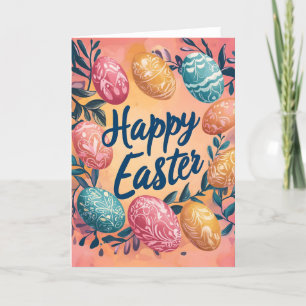 Happy Oaster Festive Holiday Card Feiertagskarte