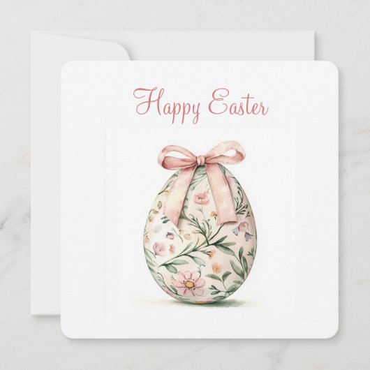 Happy Oaster Flat Holiday Card Feiertagskarte (Vorderseite)