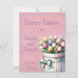 Happy Oaster Flat Note Card Mitteilungskarte
