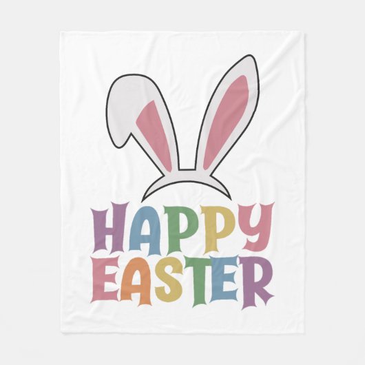 Happy Oaster Fleecedecke (Vorderseite)
