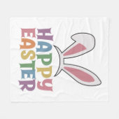 Happy Oaster Fleecedecke (Vorderseite (Horizontal))