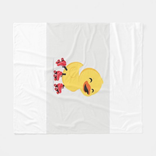 Happy Oaster Fleecedecke (Vorderseite (Horizontal))