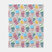 Happy Oaster Fleecedecke (Vorderseite)