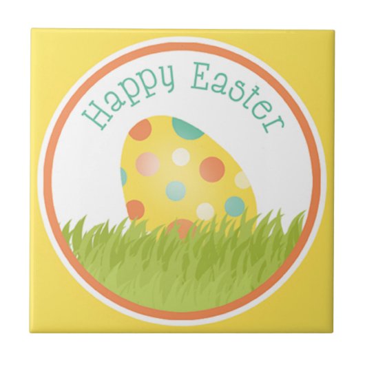 Happy Oaster Fliese (Vorderseite)