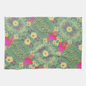 Happy Oaster Floral Bunnies Küchentücher (Horizontal)