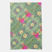 Happy Oaster Floral Bunnies Küchentücher (Vertikal)