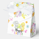 Happy Oaster Floral Niedlich Bunny & Chick Geschenkschachtel (Vorderseite)