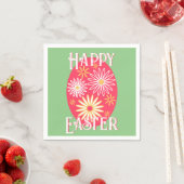 Happy Oaster Floral Serviette (Beispiel)