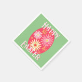 Happy Oaster Floral Serviette (Ecke)