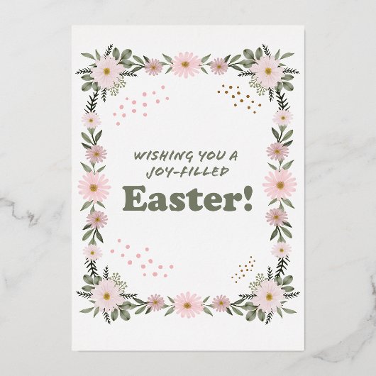 Happy Oaster Folieneinladung (Vorderseite)