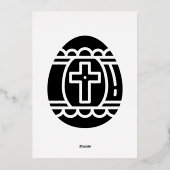 Happy Oaster Folieneinladung (Rückseite)