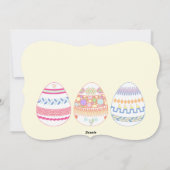 Happy Oaster Foto Frame Feiertagskarte (Rückseite)