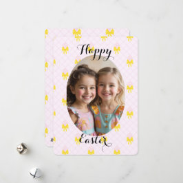 Happy Oaster Foto Personalisiert Feiertagskarte