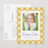 Happy Oaster Foto Postkarte (Vorne/Hinten)