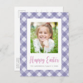 Happy Oaster Foto Postkarte (Vorne/Hinten)