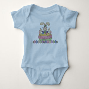 Happy Oaster Funny Bunny Baby Strampler