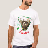 Happy Oaster - Funny Bunny T-Shirt (Vorderseite)