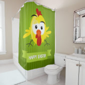 Happy Oaster Funny Chic Duschvorhang (Beispiel)