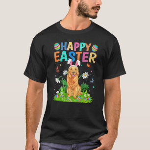 Happy Oaster Funny Golden Retriever Hund Ostersonn T-Shirt