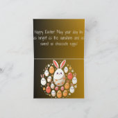 Happy Oaster Funny Grußkarte Karte (Innenseite)