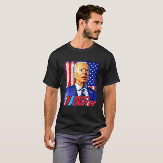 Happy Oaster Funny Joe Biden 4. Juli Männer Frauen T-Shirt (Vorne ganz)