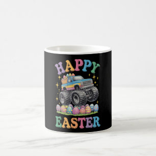 Happy Oaster Funny Monster Truck Crush Eggs Kaffeetasse
