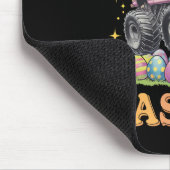 Happy Oaster Funny Monster Truck Crush Eggs Mousepad (Ecke)