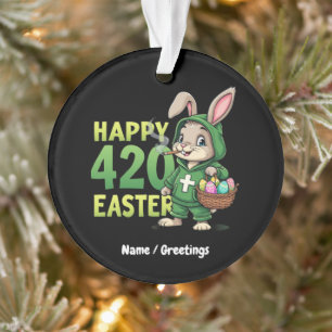 Happy Oaster Funny Osterfest Sonniges Design Lover Ornament