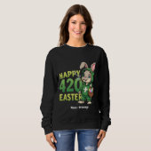 Happy Oaster Funny Osterfest Sonniges Design Lover Sweatshirt (Vorne ganz)