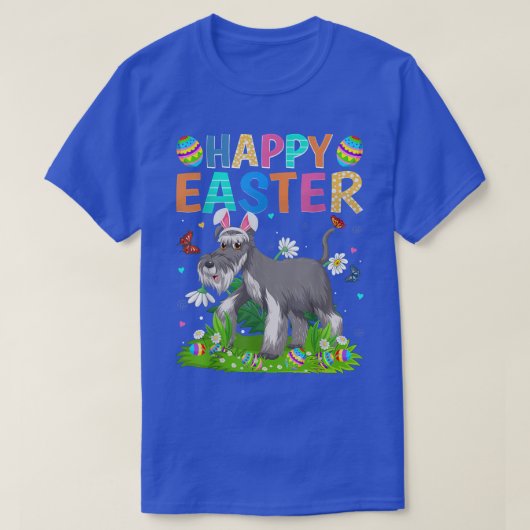 Happy Oaster Funny Wire for Terrier Dog Ostersund T-Shirt (Design vorne)