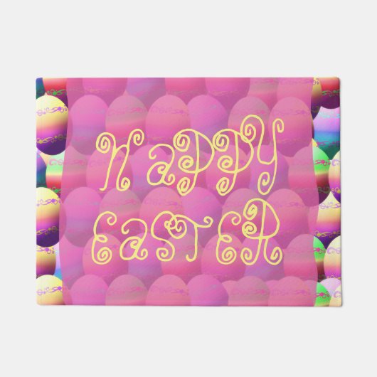 Happy Oaster Fußmatte (Vorderseite)