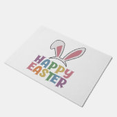 Happy Oaster Fußmatte (Schrägansicht)