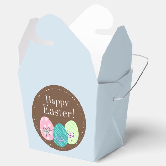 Happy Oaster Gastgeschenk Box mit Eiern Geschenkschachtel (Geöffnet)