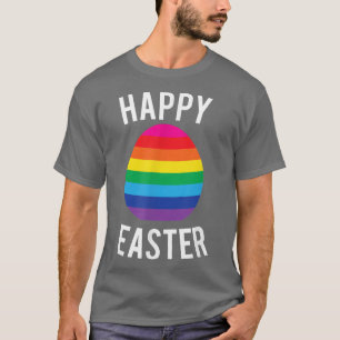 Happy Oaster Gay Pride Regenbogeneis Spaß T-Shirt
