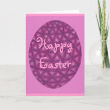 Happy Oaster, geometrische Ei - Grußkarten