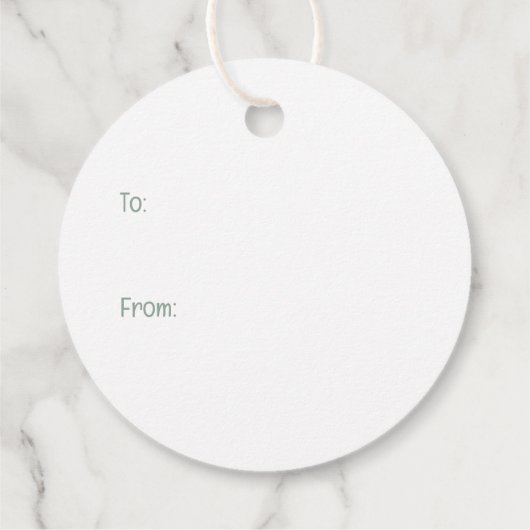 Happy Oaster German Shepherd Hogs Geschenkanhänger (Rückseite)