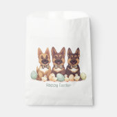 Happy Oaster German Shepherd Hogs Geschenktütchen (Vorderseite)
