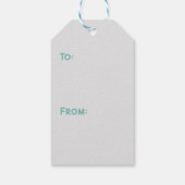 Happy Oaster Geschenkanhänger (Rückseite)