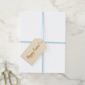 "Happy Oaster"-Geschenkmarke Geschenkanhänger (Mit Garn)