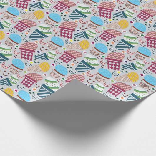 Happy Oaster Geschenkpapier (Ecke)