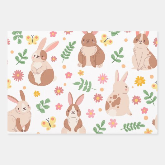 Happy Oaster Geschenkpapier Set (Vorderseite)