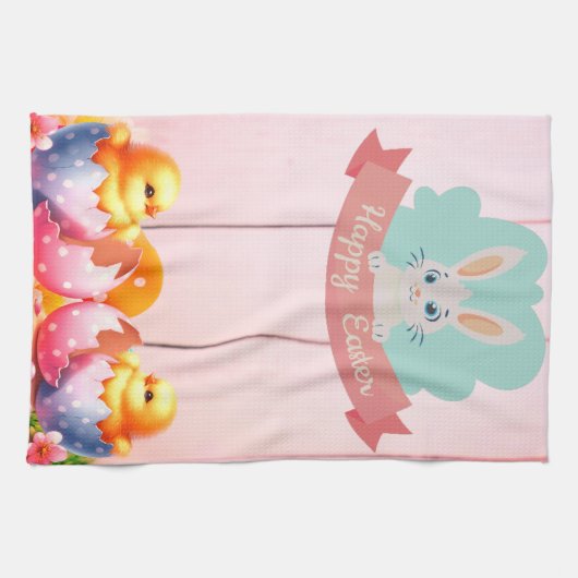 Happy Oaster Geschirrtuch (Horizontal)